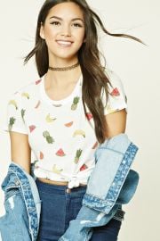 Fruit Print Tee   Forever 21 - 2000191839 at Forever 21