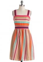 Fruit Striped Fun Dress at Modcloth