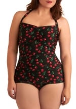 Fruity Suity One Piece in plus size at ModCloth at Modcloth