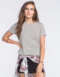 Full Tilt Striped Fitted Tee at Tillys