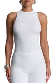 Funnel Neck Sleeveless Bodysuit at Nordstrom