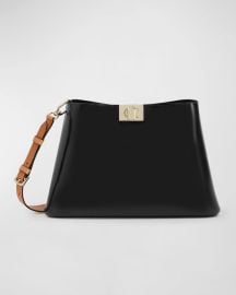 Furla Fleur Medium Clear Shoulder Bag In Nero at Neiman Marcus