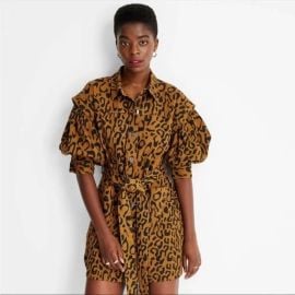 Future Collective by Kahlana Barfield Leopard Print Denim Dress at Target