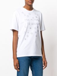 Future is Female embroidered T-shirt at Farfetch