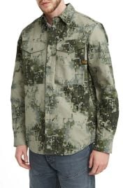 G-STAR Cargo Pocket Cotton Button-Up Overshirt at Nordstrom