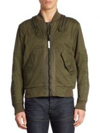 G-Star RAW - Cotton-Blend Bomber Jacket at Saks Fifth Avenue