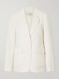 GABRIELA HEARST Louisa cotton ribbed blazer at Net a Porter