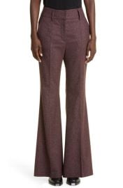 GABRIELA HEARST Rhien Sparkle Wool Silk Blend Wide Leg Pants at Nordstrom