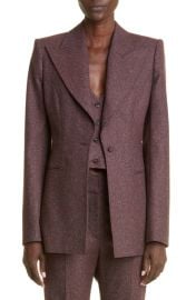 GABRIELA HEARST Womens Addin Strech Wool Silk Tweed Blazer at Nordstrom