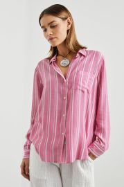 GAIA SHIRT - BERRY STRIPE Rails at Rails