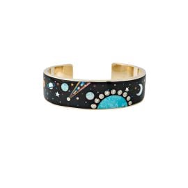 GALAXY DIAMOND OPAL INLAY CUFF at Jacquie Aiche