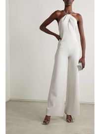 GALVAN NET SUSTAIN Globe Cleopatra embellished stretch recycled-knit jumpsuit NET-A-PORTER at Net a Porter