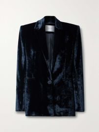 GALVAN Velvet blazer NET-A-PORTER at Net a Porter