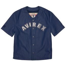 GAME DAY NAPPA LEATHER JERSEY Avirex at Avirex