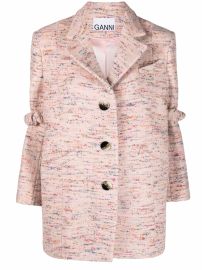 GANNI Multi wool-blend Jacket - at Farfetch