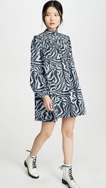 GANNI Printed Cotton Poplin Dress at Shopbop