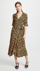 GANNI Printed Crepe Dress at Shopbop