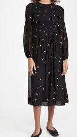 GANNI Printed Georgette Dress at Shopbop