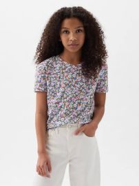 GAP Kids Vintage T Shirt in Multi Floral at GAP