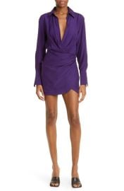 GAUGE81 Naha Long Sleeve Silk Dress at Nordstrom