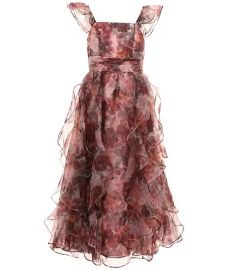 GB Social Big Girls Floral Organza Long Dress Dillardx27s at Dillards