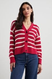 GENEVA CARDIGAN - PINK STRIPE Rails at Rails