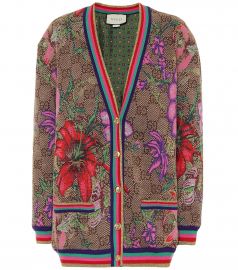 GG Flora wool-blend cardigan at Mytheresa