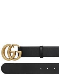 GG Gold Buckle Belt by Gucci at Luisaviaroma