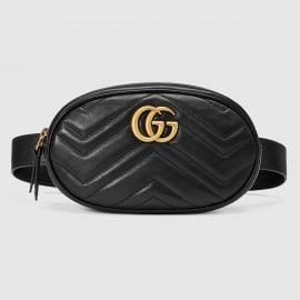 GG Marmont Matelasse Leather Belt Bag at Gucci