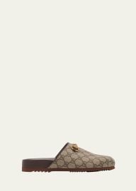 GG Supreme Horsebit Mules at Bergdorf Goodman