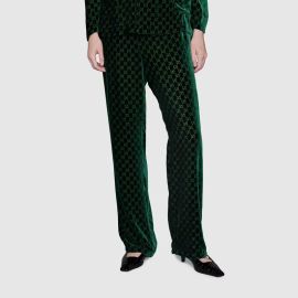 GG Velvet Trousers by Gucci at Gucci