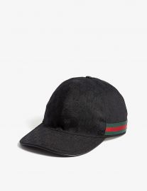 GG Web stripe baseball cap at Selfridges