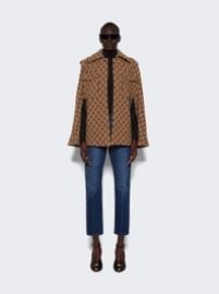 GG Wool Cape Beige The Webster at The Webster