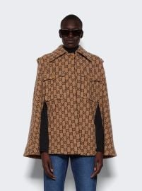 GG Wool Cape Beige The Webster at The Webster