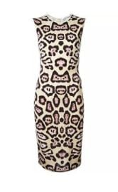 GIVENCHY Leopard Jaguar Printed Milano Jersey Dress 1990 szXS eBay at eBay