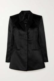 GIVENCHY Satin blazer NET-A-PORTER at Net a Porter