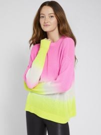 GLEESON NEON OMBRE PULLOVER at Alice + Olivia