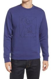 GM x NP Vagn Boredom Logo Cotton Sweatshirt at Nordstrom