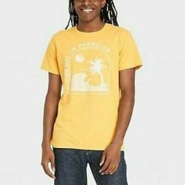 GOODFELLOW amp Co Menaposs Yellow Another Day In Paradise T-Shirt NEW Small S eBay at eBay