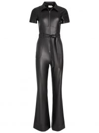 GORGEOUS VEGAN LEATHER JUMPSUIT at Alice + Olivia