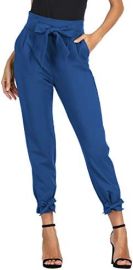 GRACE KARIN Womens Casual High Waist Pencil Pants with Bow-Knot Pockets for Work at Amazon