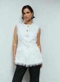 GRACE TOP WHITE FEATHER ANNA QUAN US at Anna Quan