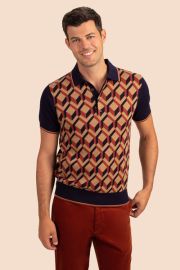 GRAYSON SHORT SLEEVE POLO Trina Turk at Mr Turk