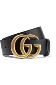 GUCCI - LEATHER BELT - BLACK at Net A Porter