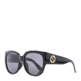 GUCCI Acetate Square Frame Sunglasses GG0142SA Black 614435 FASHIONPHILE at Fashionphile