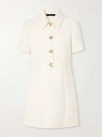 GUCCI GG wool-crepe mini dress at Net a Porter