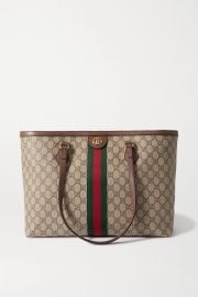 GUCCI Ophidia medium leather-trimmed printed coated-canvas tote NET-A-PORTER at Net a Porter