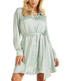 GUESS Agata Printed Shirtdress  Reviews - Dresses - Women - Macys at Macys