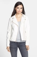 GUESS Faux Leather Moto Jacket at Nordstrom