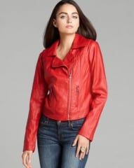 GUESS Jacket - Carly Faux Leather Moto at Bloomingdales